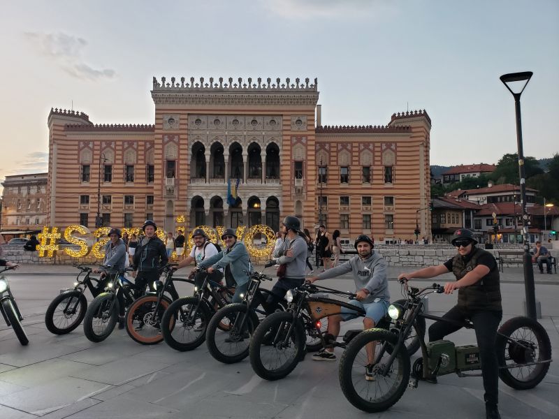 Sarajevo Dariva ebike tour ride - Vijecnica