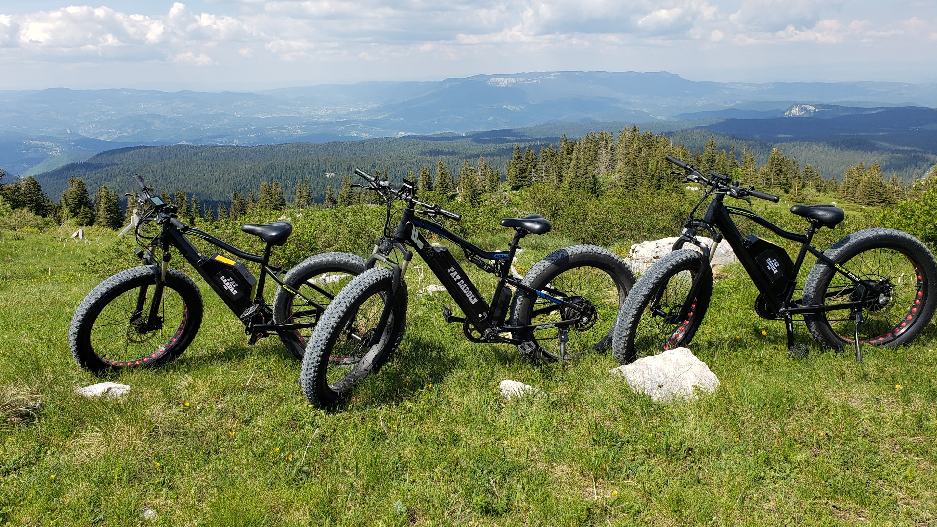 Riding through Sarajevo's surrounding mountains